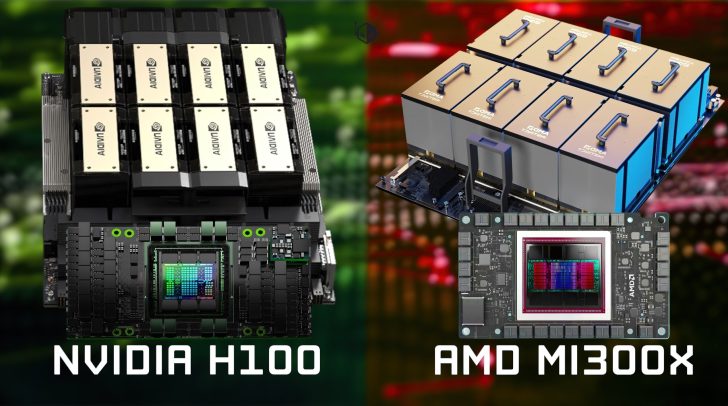 GPU 비교: NVIDIA H100/H200 vs. AMD MI300X